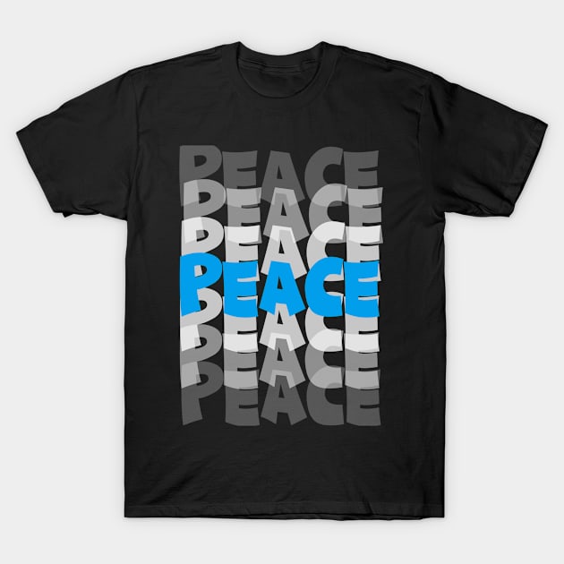 Repeated peace T-Shirt by Mkt design